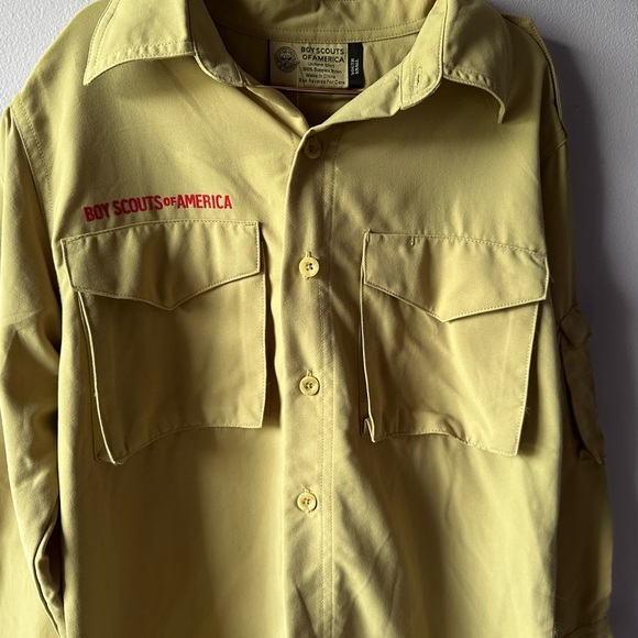 NWT Boy Scouts of America Long Sleeve Uniform Shirt Size S - Picture 3 of 14
